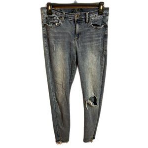 Lucky Brand Brooke Blue Denim Medium Wash Straight Leg Jeans Women‎ Size 6/28